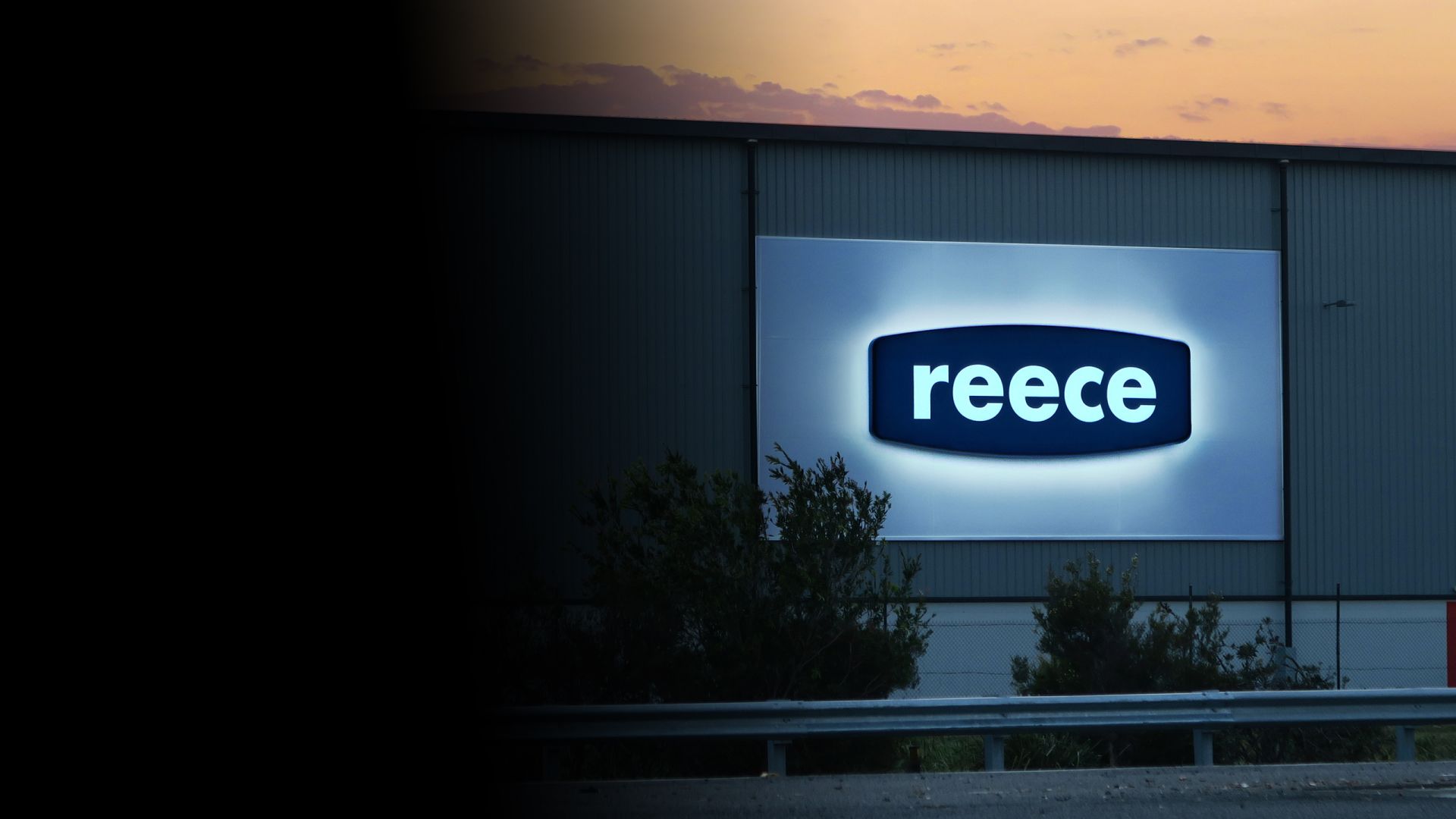Reece illuminated building signage